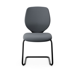 Sedia da conferenza a sbalzo Giroflex 353 (Grigio, Nuovo, Nero, con schienale imbottito, senza braccioli)