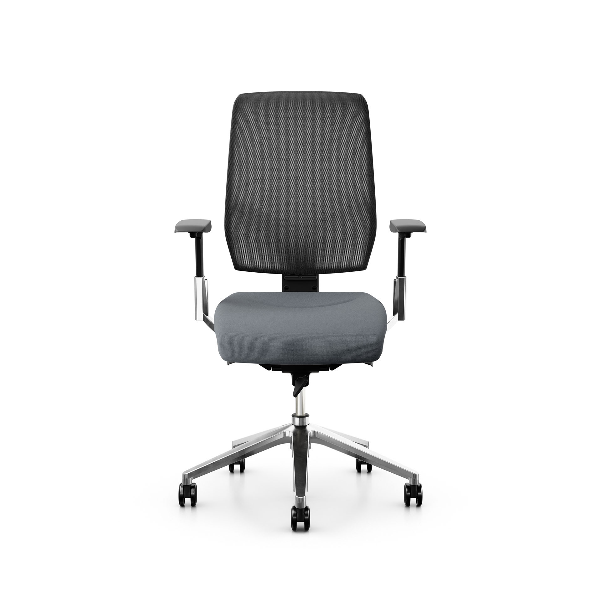 Image of Bürostuhl Giroflex 68-3519 mit 3D Armlehnen, Grau/Verchromt, Neu, Ergonomischer Stuhl - ideal für flexibles Arbeiten