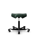 Sgabello HAG Capisco 8105 (Verde scuro, Nero)