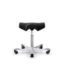 Sattelhocker HAG Capisco 8105 (Schwarz, Silbergrau)