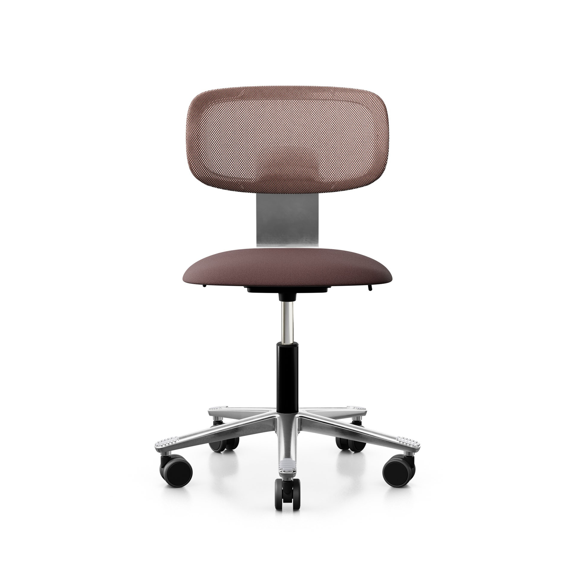 Image of Arbeitsstuhl HAG Tion 2340 Mesh ohne Armlehnen, Braun/Verchromt, Neu, Ergonomischer Stuhl - ideal für flexibles Arbeiten