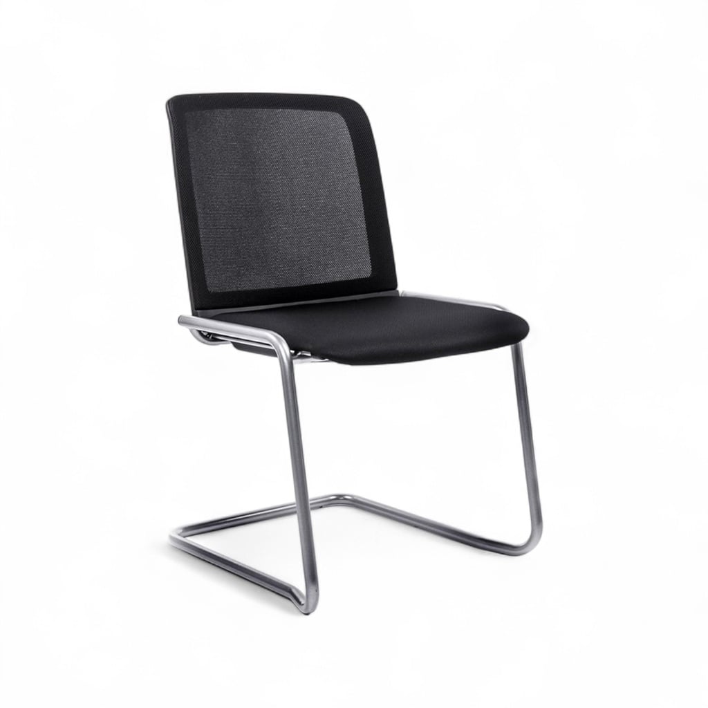 Chaise en porte-à-faux Haworth Lively Comforto 2950 (Nouveau, Chromé, sans accoudoirs)