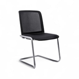 Chaise en porte-à-faux Haworth Lively Comforto 2950 (Nouveau, Chromé, sans accoudoirs)