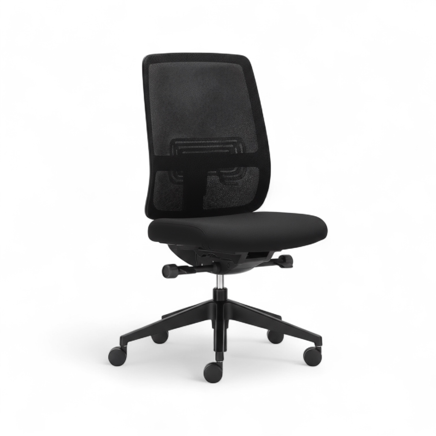 Haworth Lively Comforto office chair without armrests, Black/Black, New, Ergonomic chair - ideal for flexible working