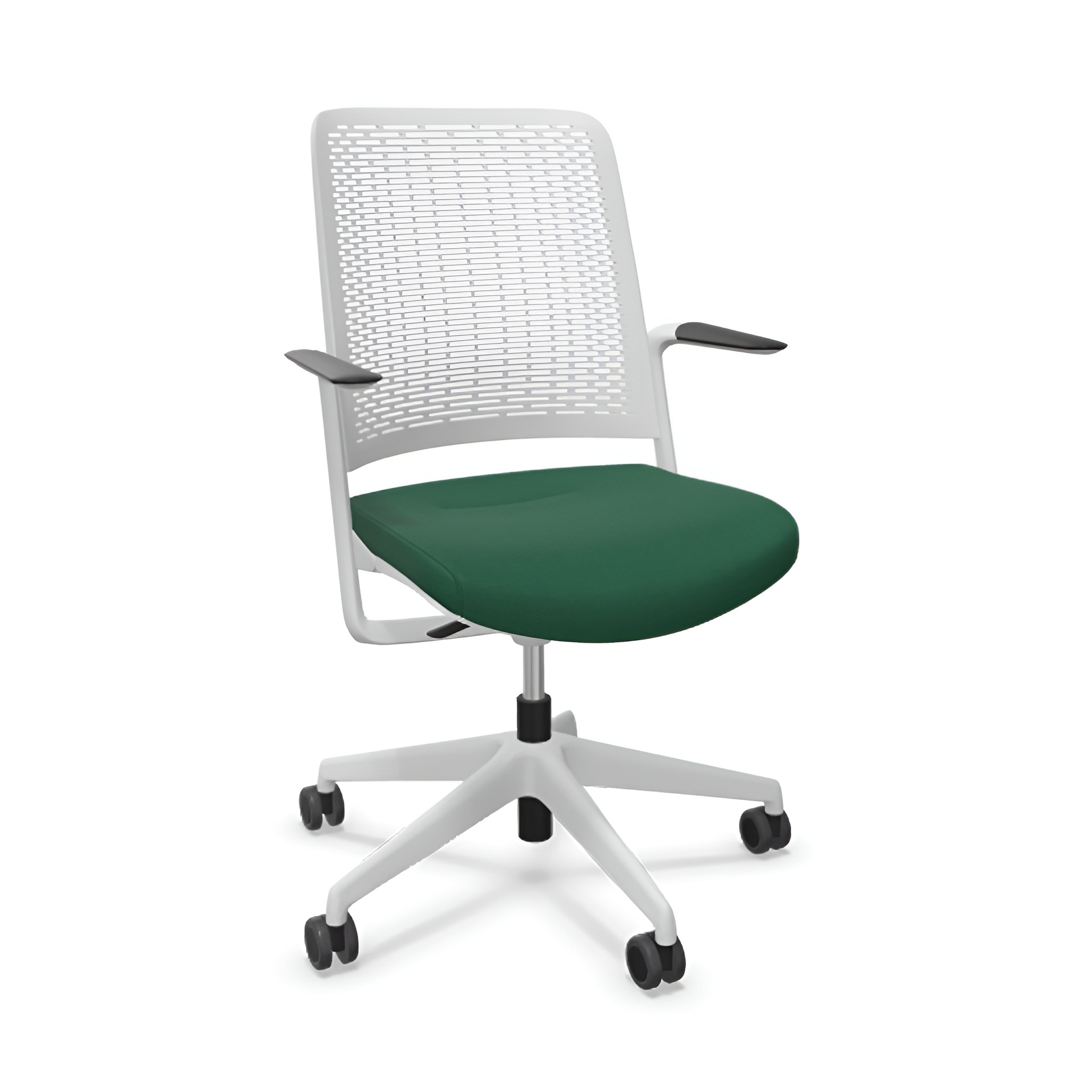 Image of Bürostuhl Sitag WithMe mit Fixarmlehnen, Grün/Hellgrau, Neu, Ergonomischer Stuhl - ideal für flexibles Arbeiten