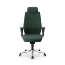 Chefsessel Giroflex 64-9778 (Dunkelgrün, Verchromt)