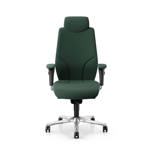 Chefsessel Giroflex 64-9778 (Dunkelgrün, Verchromt)
