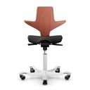 Sattelstuhl HAG Capisco Puls 8020 (Rosa-Schwarz, Weiss)
