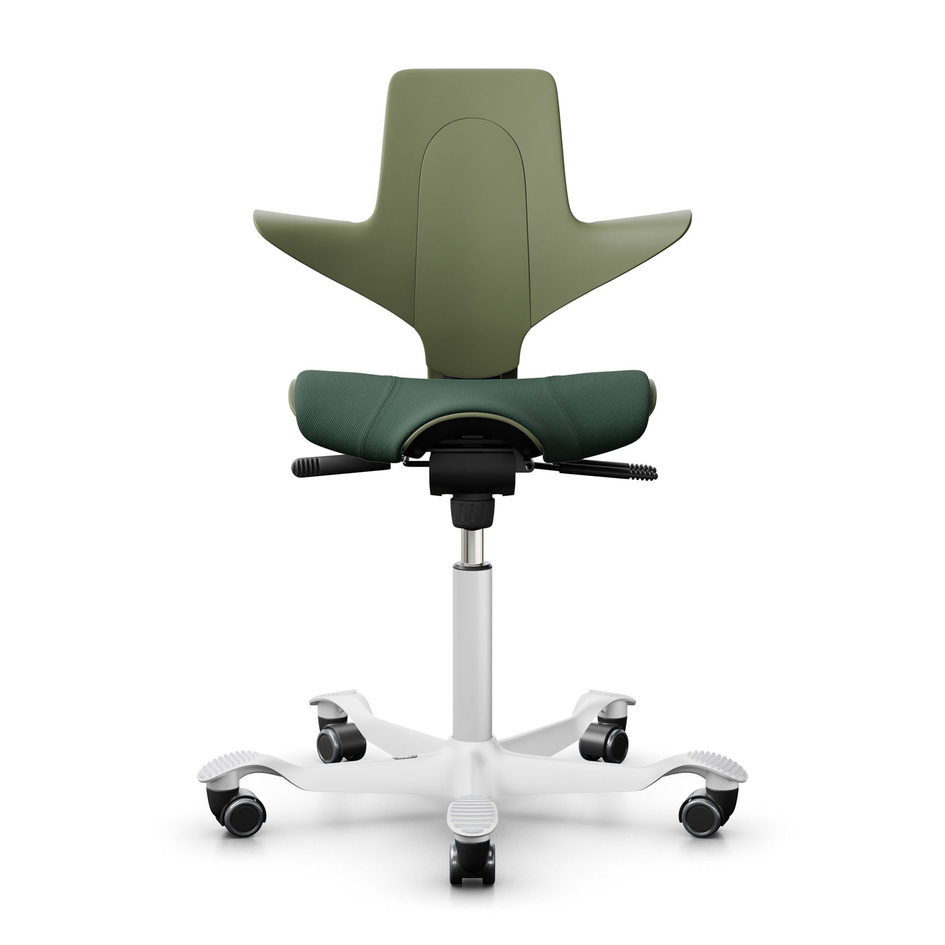 Image of Sattelstuhl HAG Capisco Puls 8020, Grün/Weiss, Neu, Ergonomischer Stuhl - ideal für flexibles Arbeiten