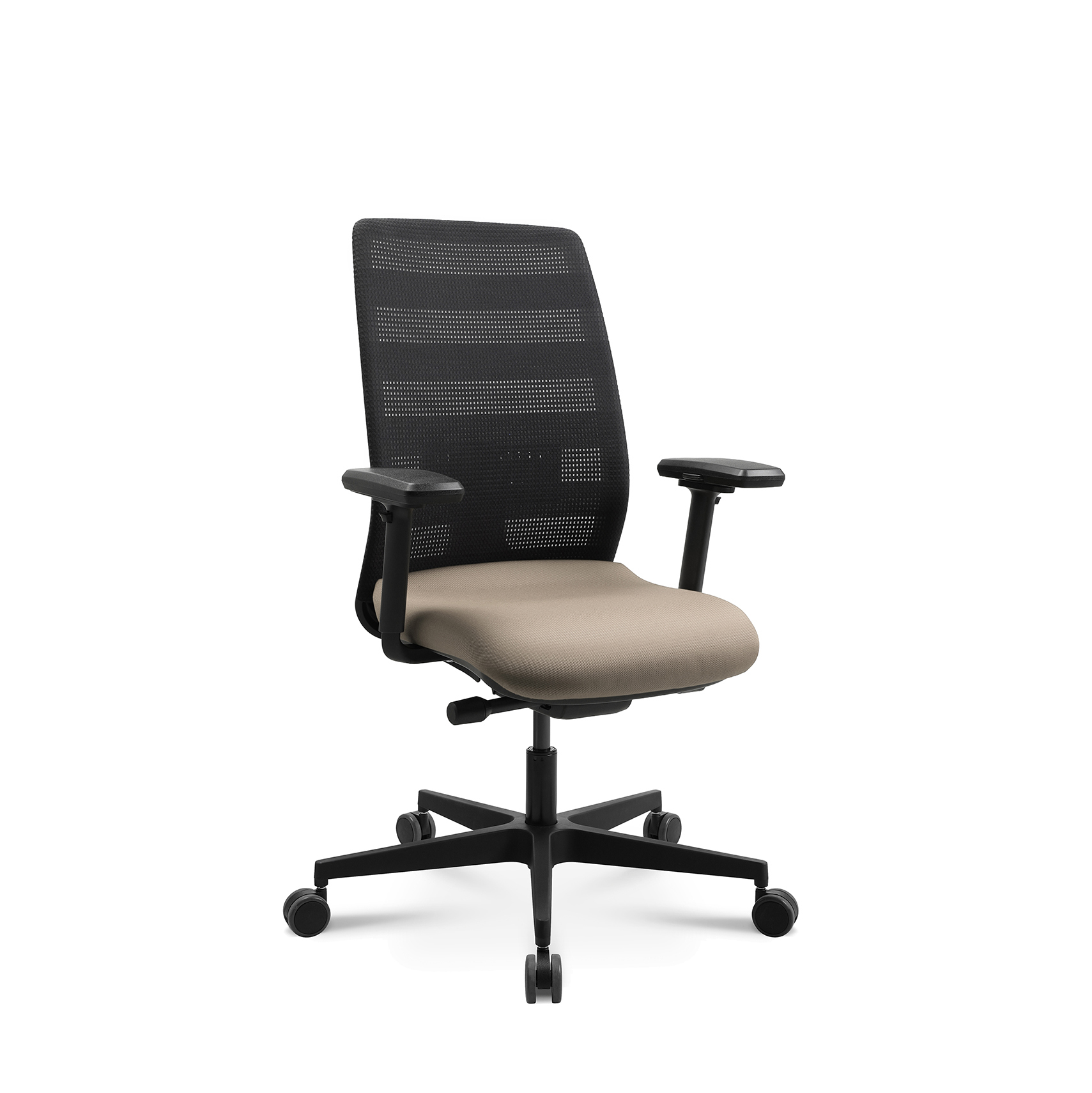 Bürostuhl Tradingzone Air 3 mit 3D Armlehnen Beige, Neu, Ergonomischer Stuhl - ideal für flexibles Arbeiten
