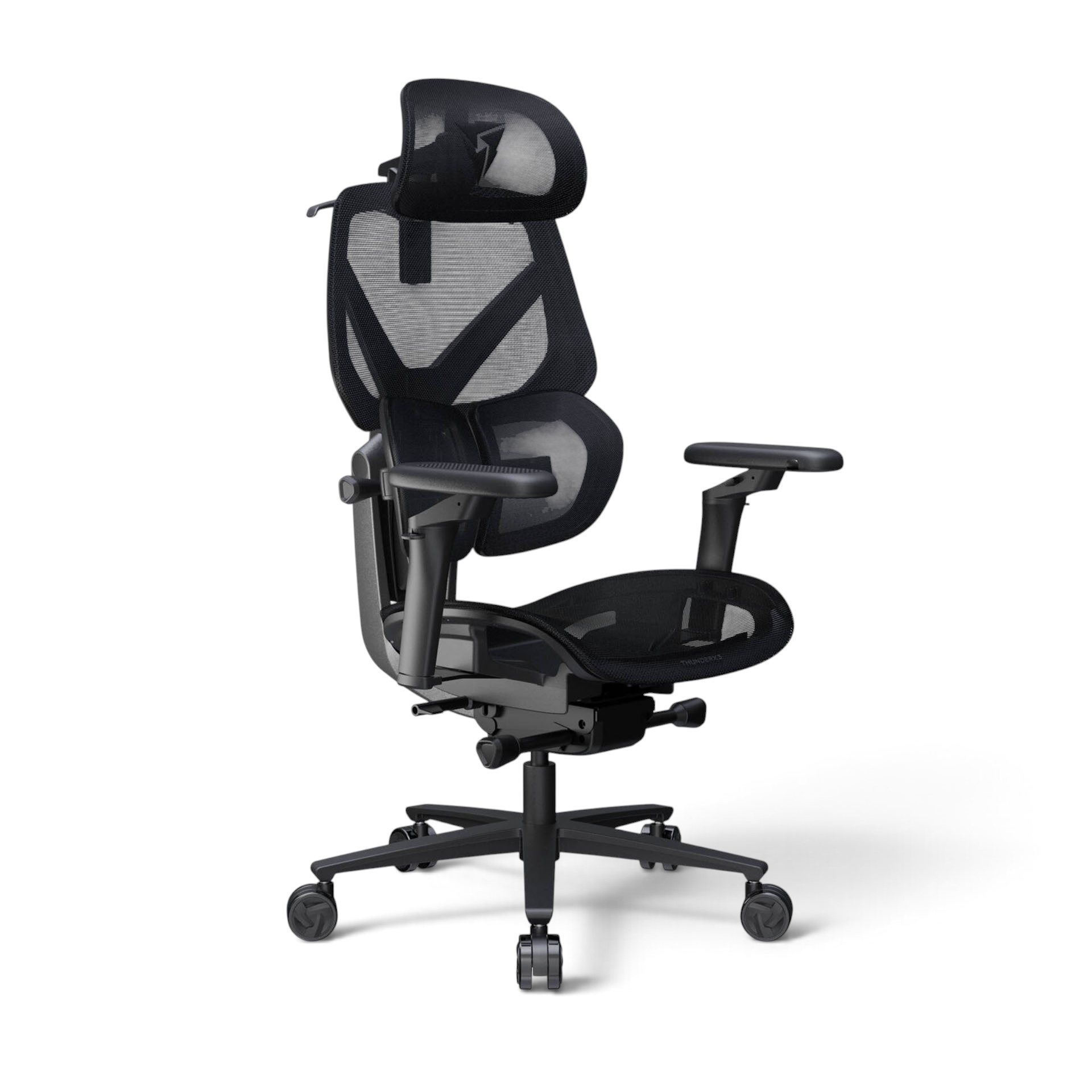 Gaming Stuhl ThunderX3 Flex Pro Mesh mit 5D Armlehnen, Schwarz, Neu, Ergonomischer Stuhl - ideal für flexibles Arbeiten