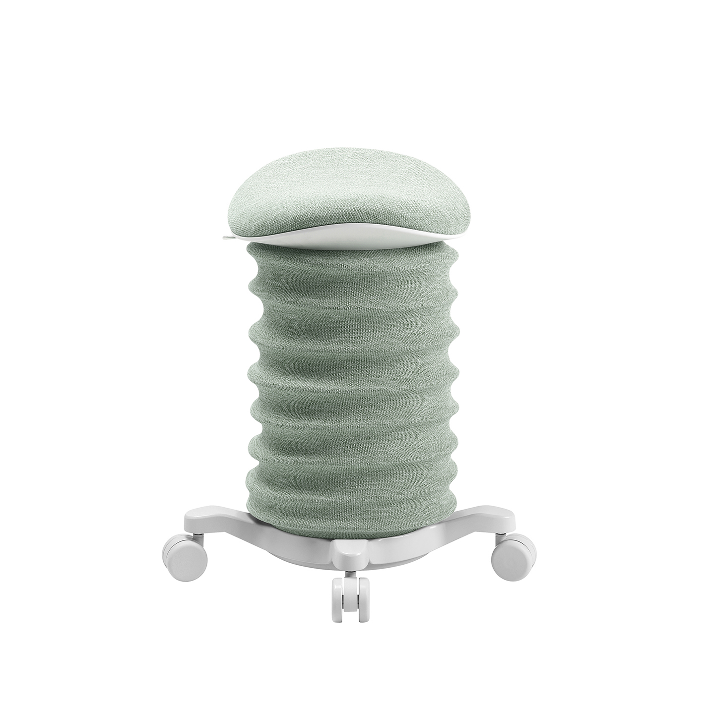 Image of Bürohocker Topstar Sitness 4D Grün/Weiss, Hartbodenrollen, Dynamisches Sitzen - optimal für gesundes Sitzen
