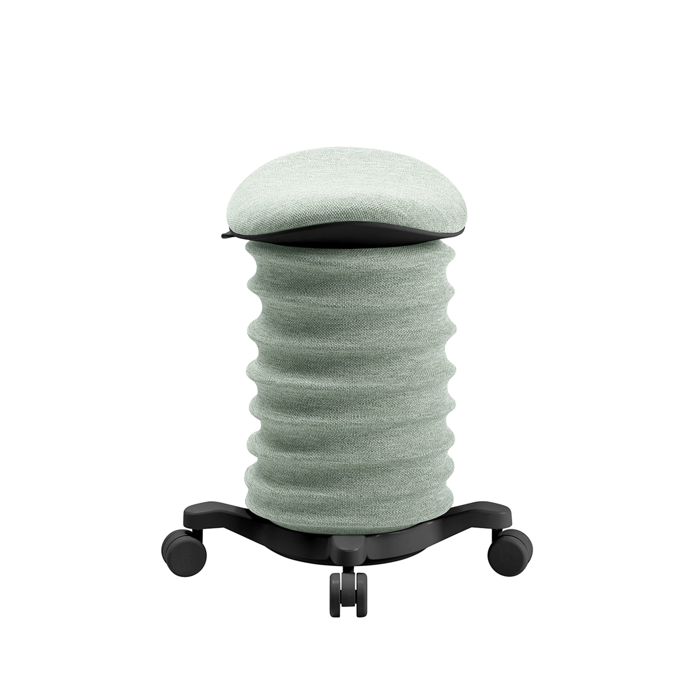 Bürohocker Topstar Sitness 4D Grün/Schwarz, Hartbodenrollen, Dynamisches Sitzen - optimal für gesundes Sitzen
