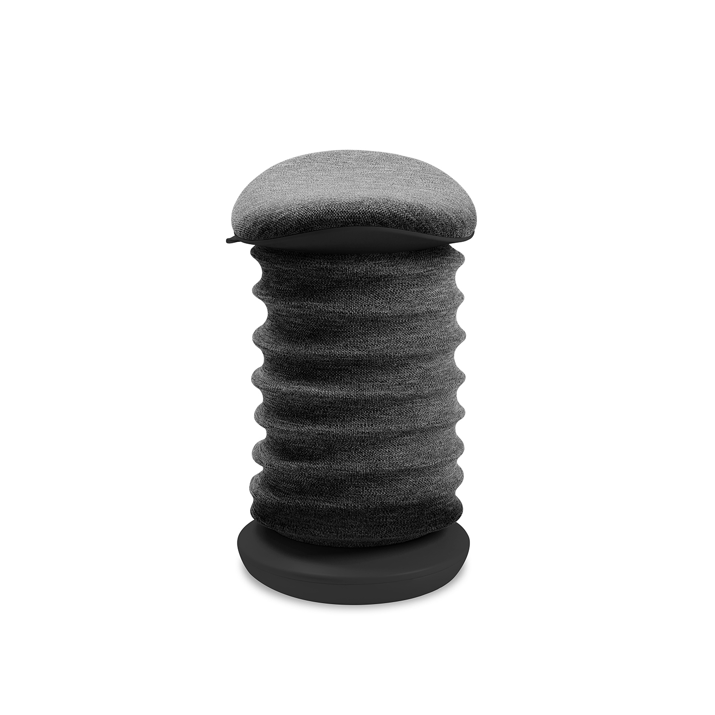 Bürohocker Topstar Sitness 4D Schwarz/Schwarz, Standfuss, Dynamisches Sitzen - optimal für gesundes Sitzen