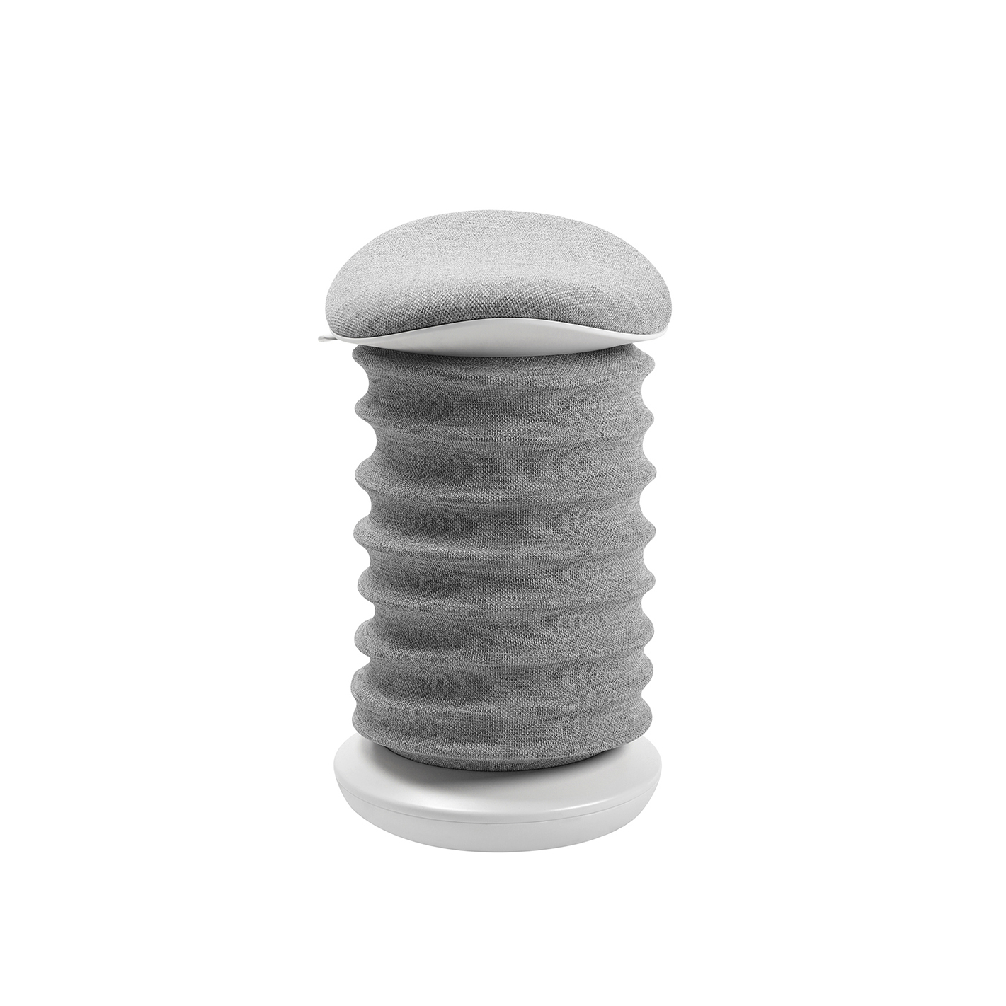 Bürohocker Topstar Sitness 4D Grau/Weiss, Standfuss, Dynamisches Sitzen - optimal für gesundes Sitzen