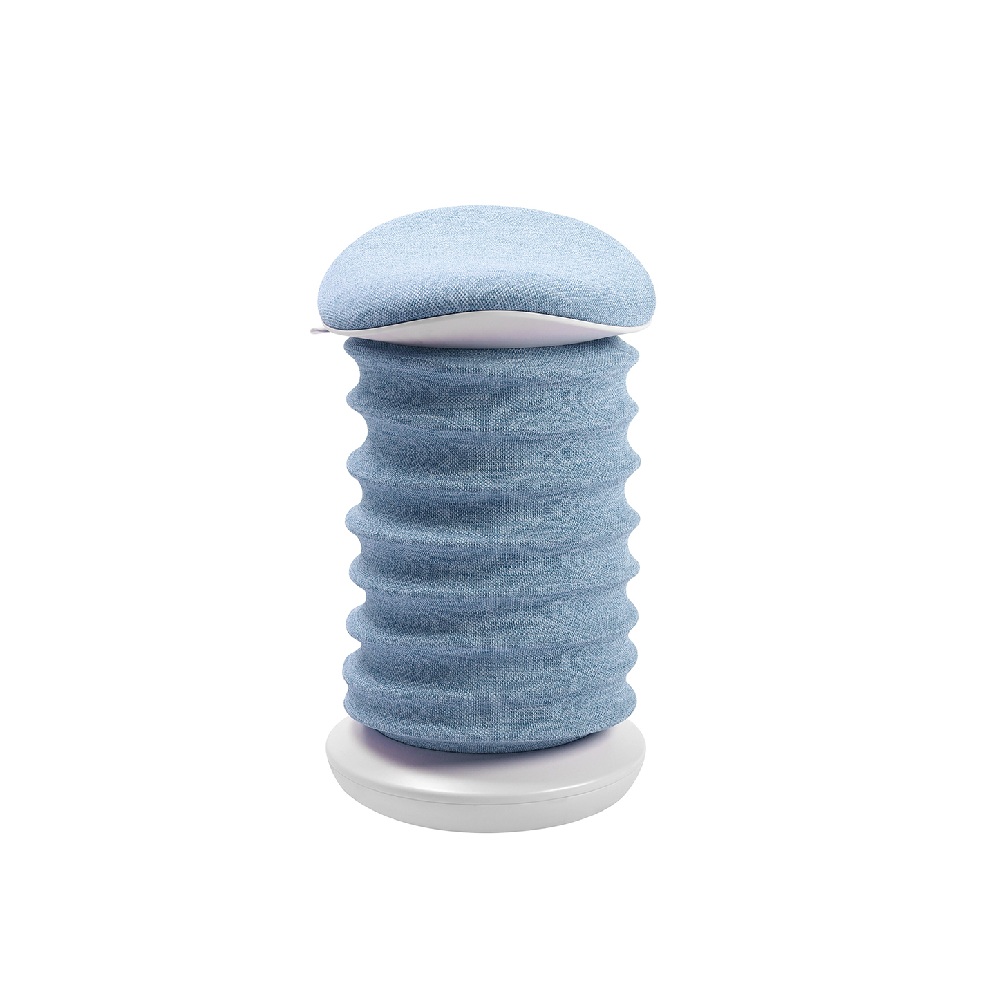 Bürohocker Topstar Sitness 4D Blau/Weiss, Standfuss, Dynamisches Sitzen - optimal für gesundes Sitzen