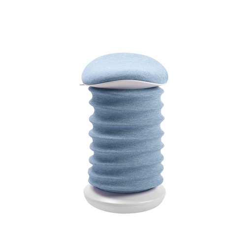 Tabouret de bureau réglable en hauteur Topstar Sitness (Bleu, Blanc, Pied de support)