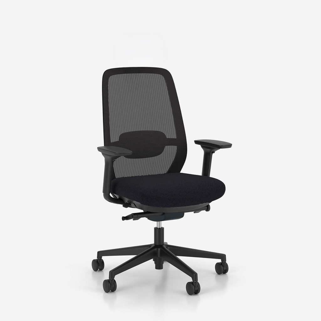 Bürostuhl Tradingzone Elovie Active Pro 2 mit 4D Armlehnen, Schwarz, Neu, Ergonomischer Stuhl - ideal für flexibles Arbeiten