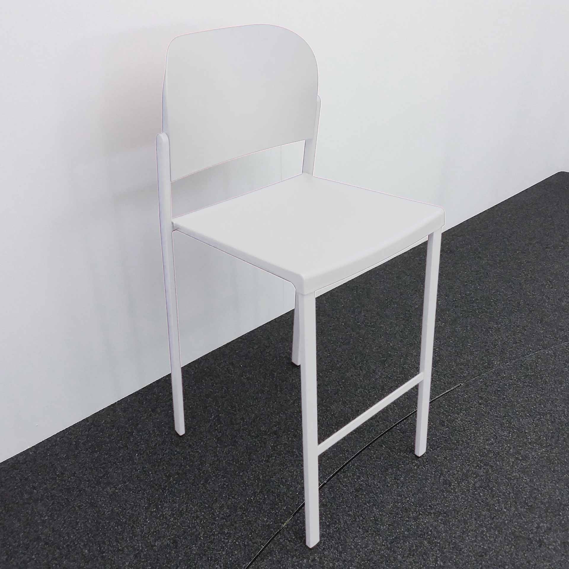 Seggioloni IBEBI Recycled Bio, Bianco senza braccioli, Nuovo, Sgabello da banco - Pratico e confortevole