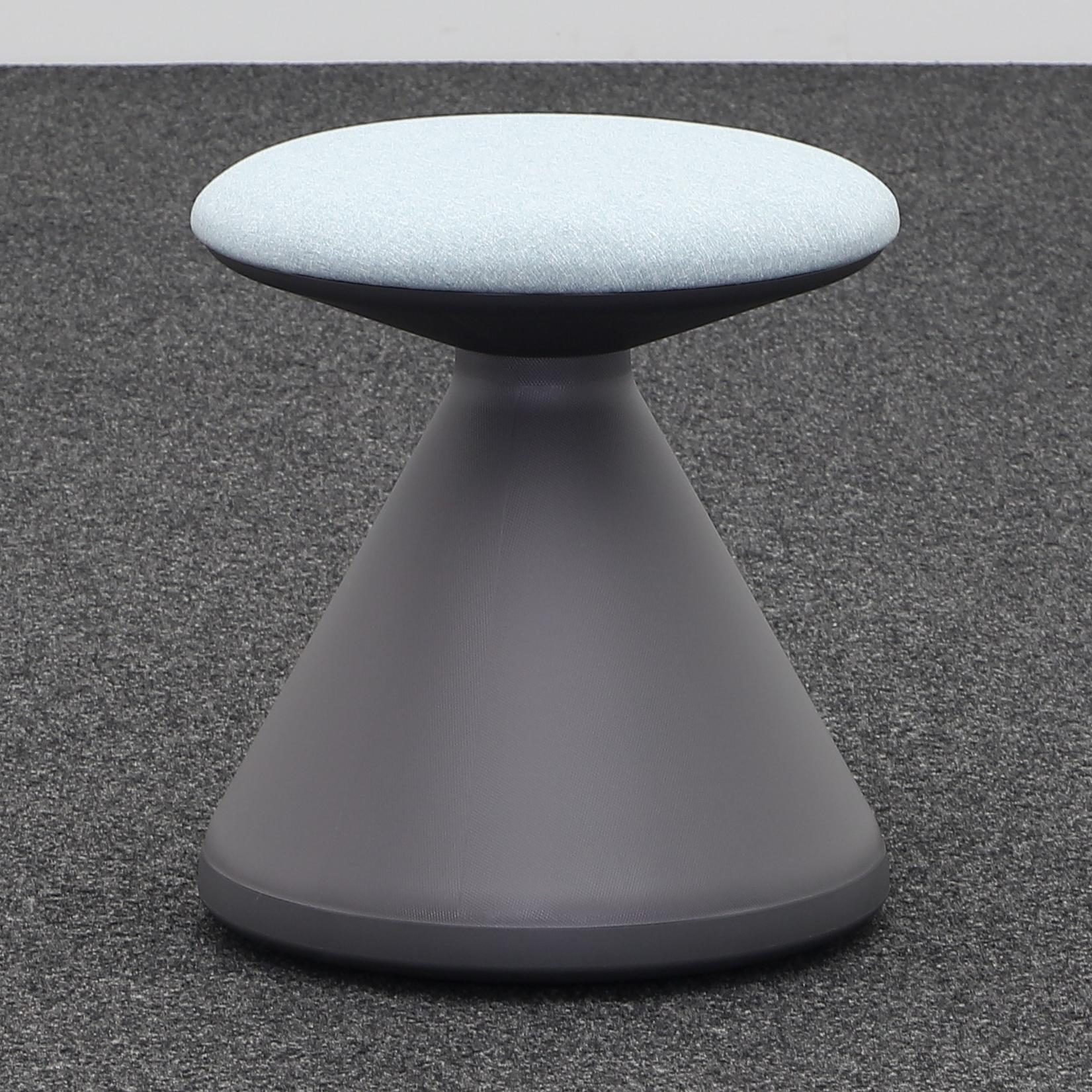 Sgabello da ufficio Milani Fungus, Blu, Nuovo, Ergonomico - ideale per postazioni di lavoro flessibili