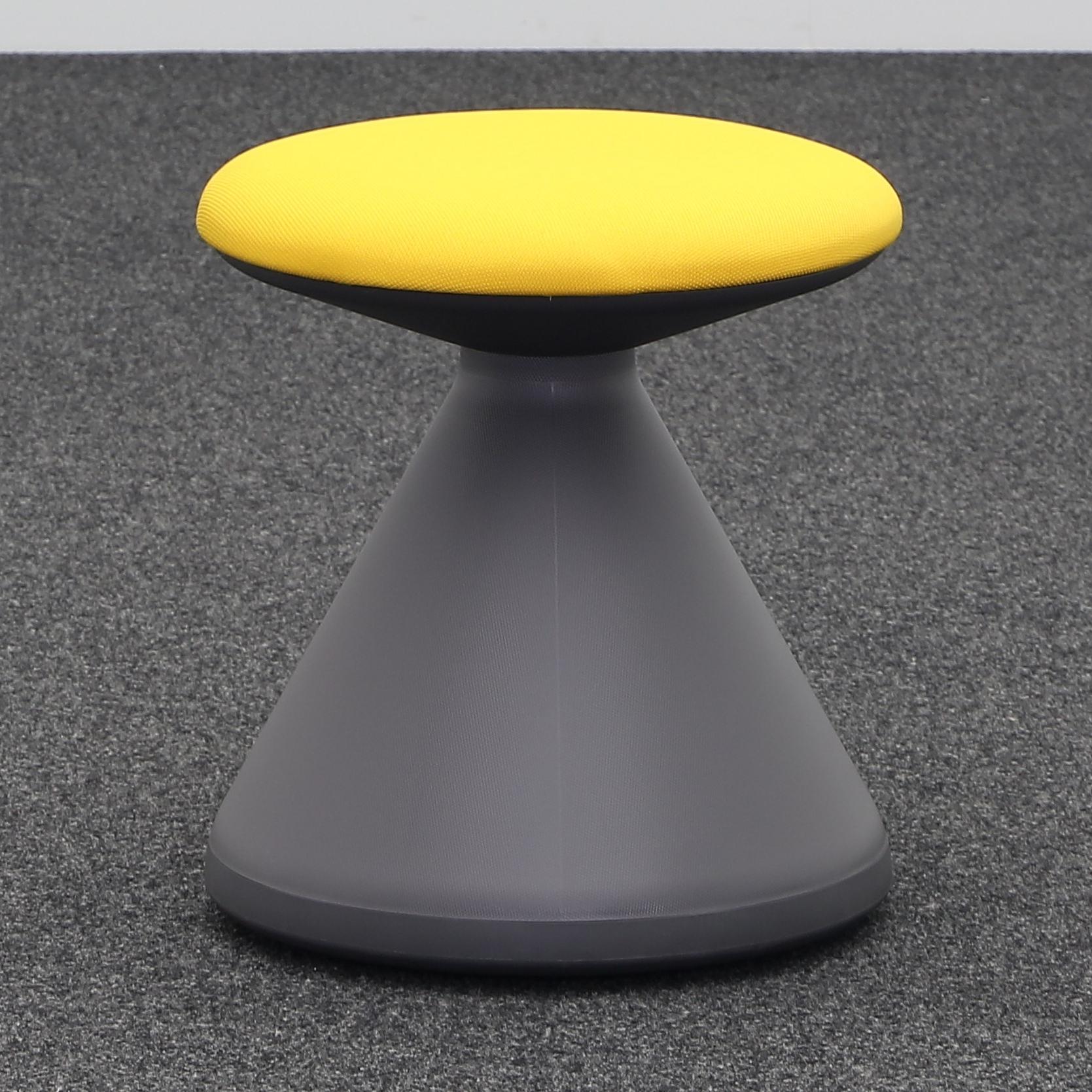Sgabello da ufficio Milani Fungus, Giallo, Nuovo, Ergonomico - ideale per postazioni di lavoro flessibili