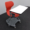 Studentenstuhl mit Tisch IBEBI Mia (Neu, Rot)