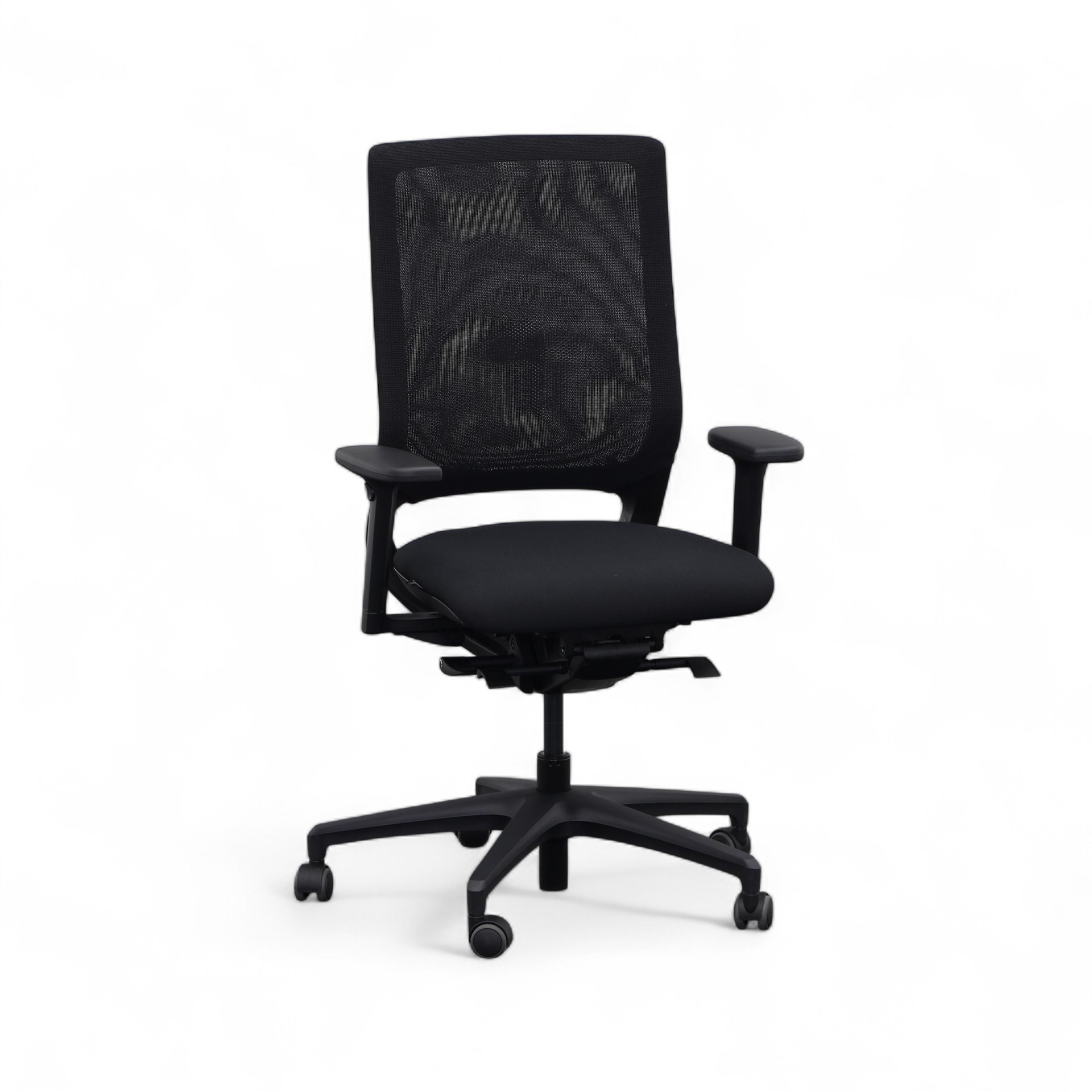 Sedia girevole da ufficio Klöber Mera 84 con braccioli 2D, Nero, Nuovo, Sedia ergonomica - ideale per un lavoro flessibile