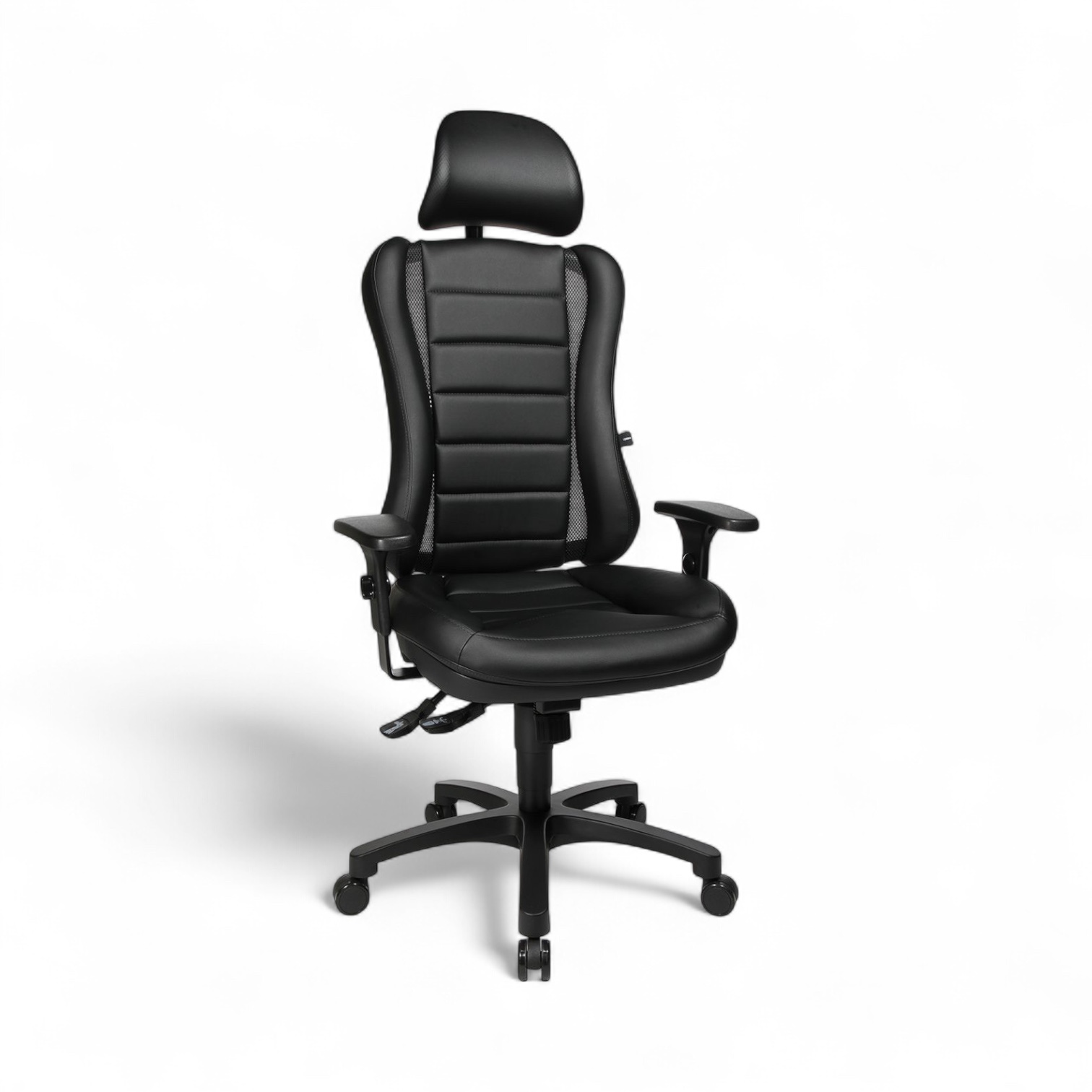Siège de bureau Topstar Head Point RS con braccioli 1D, Nero, Nuovo, Sedia ergonomica - ideale per un lavoro flessibile