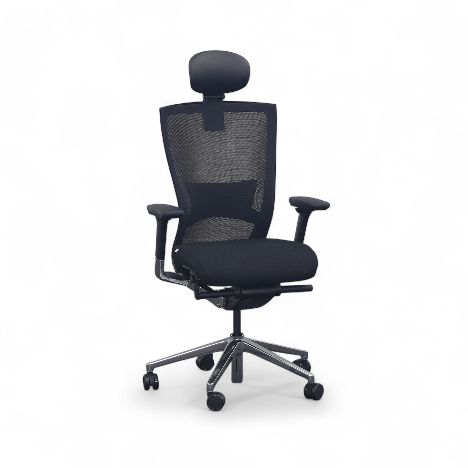 Image of Bürodrehstuhl Milani X Chair mit 3D Armlehnen, Schwarz, Neu, Ergonomischer Stuhl - ideal für flexibles Arbeiten