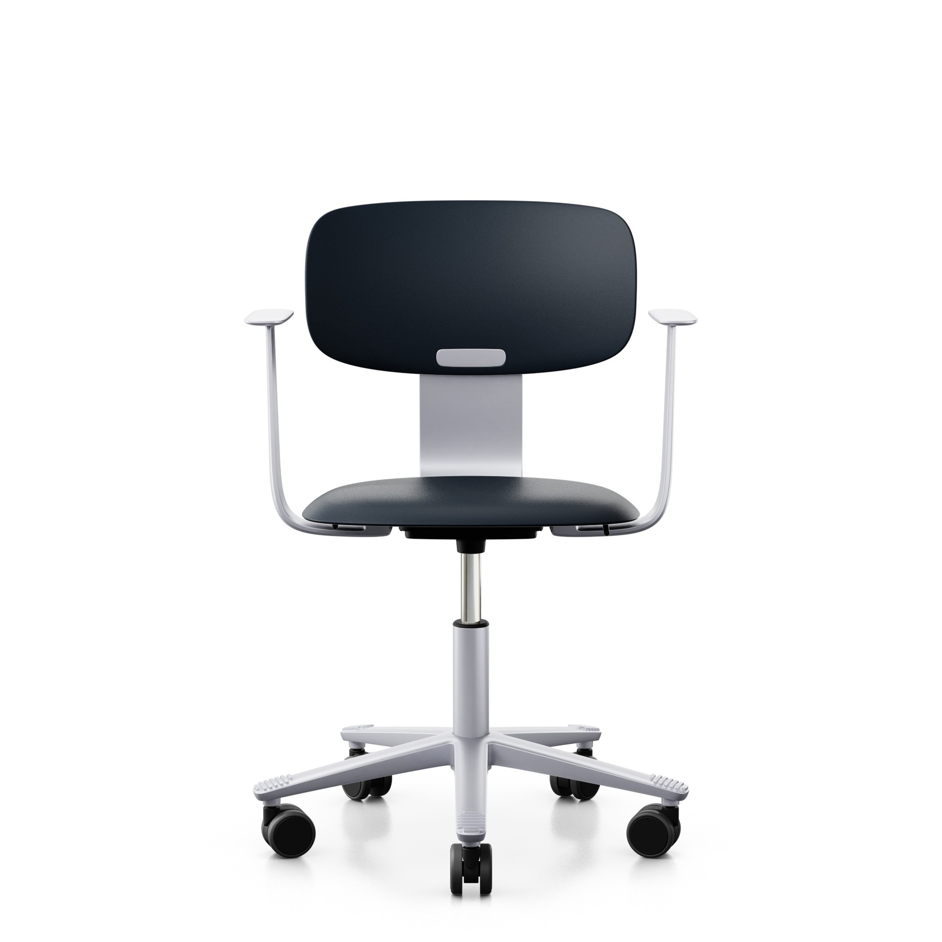 Image of Arbeitsstuhl HAG Tion 2100 mit Fixarmlehnen, Dunkelblau, Neu, Ergonomischer Stuhl - ideal für flexibles Arbeiten
