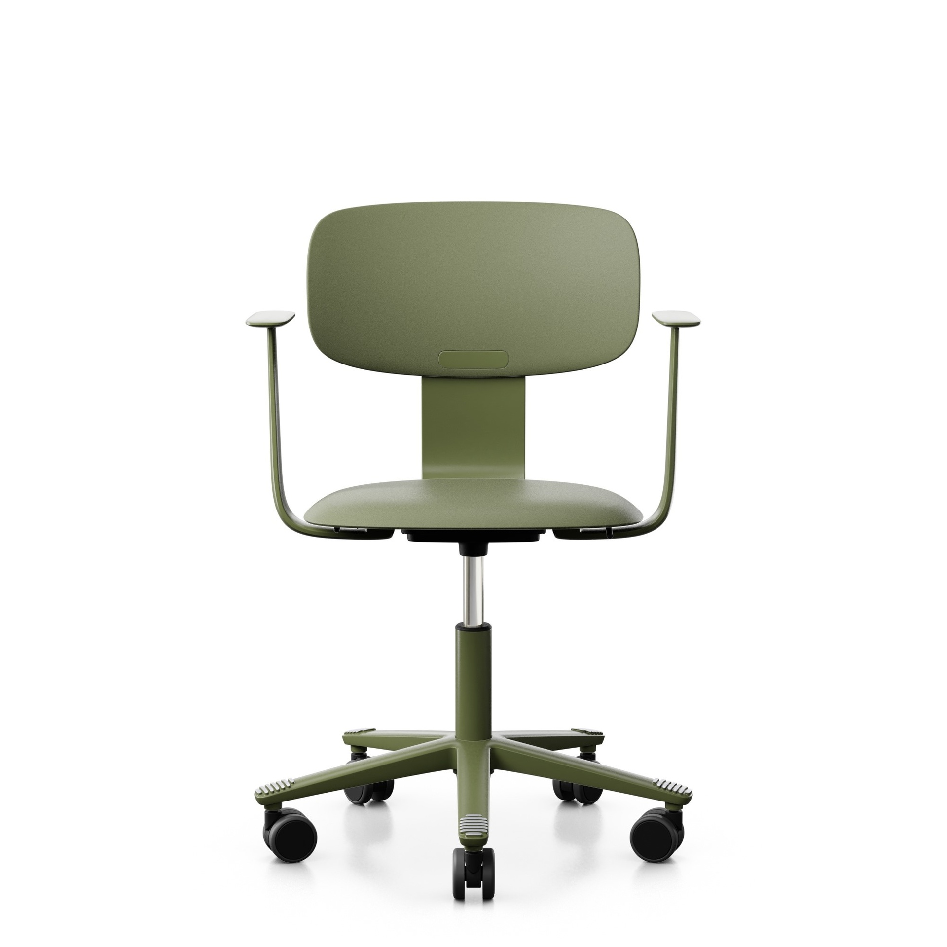 Sedia da lavoro HAG Tion 2100 con braccioli fissi, Verde, Nuovo, Sedia ergonomica - ideale per un lavoro flessibile
