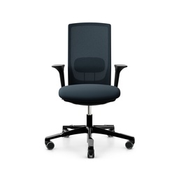 Bürodrehstuhl HAG Futu Mesh 1100-S (Dunkelblau, Neu, mit 2D Armlehnen)