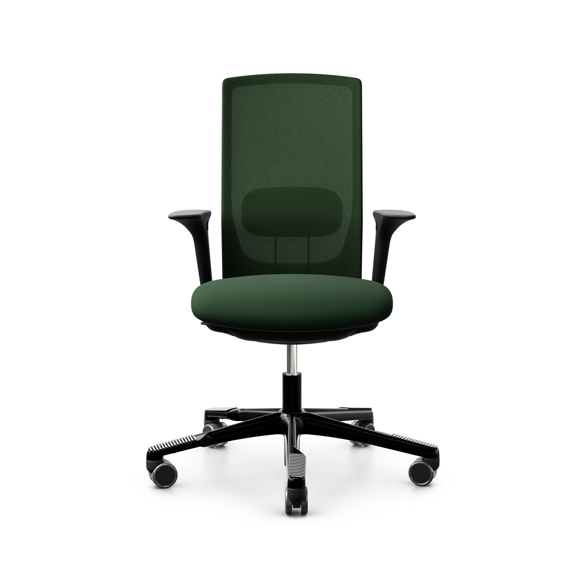 Bürodrehstuhl HAG Futu Mesh 1100-S mit 2D Armlehnen, Grün, Neu, Ergonomischer Stuhl - ideal für flexibles Arbeiten