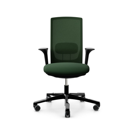 Sedia girevole da ufficio HAG Futu Mesh 1100-S (Verde, Nuovo, con braccioli 2D)