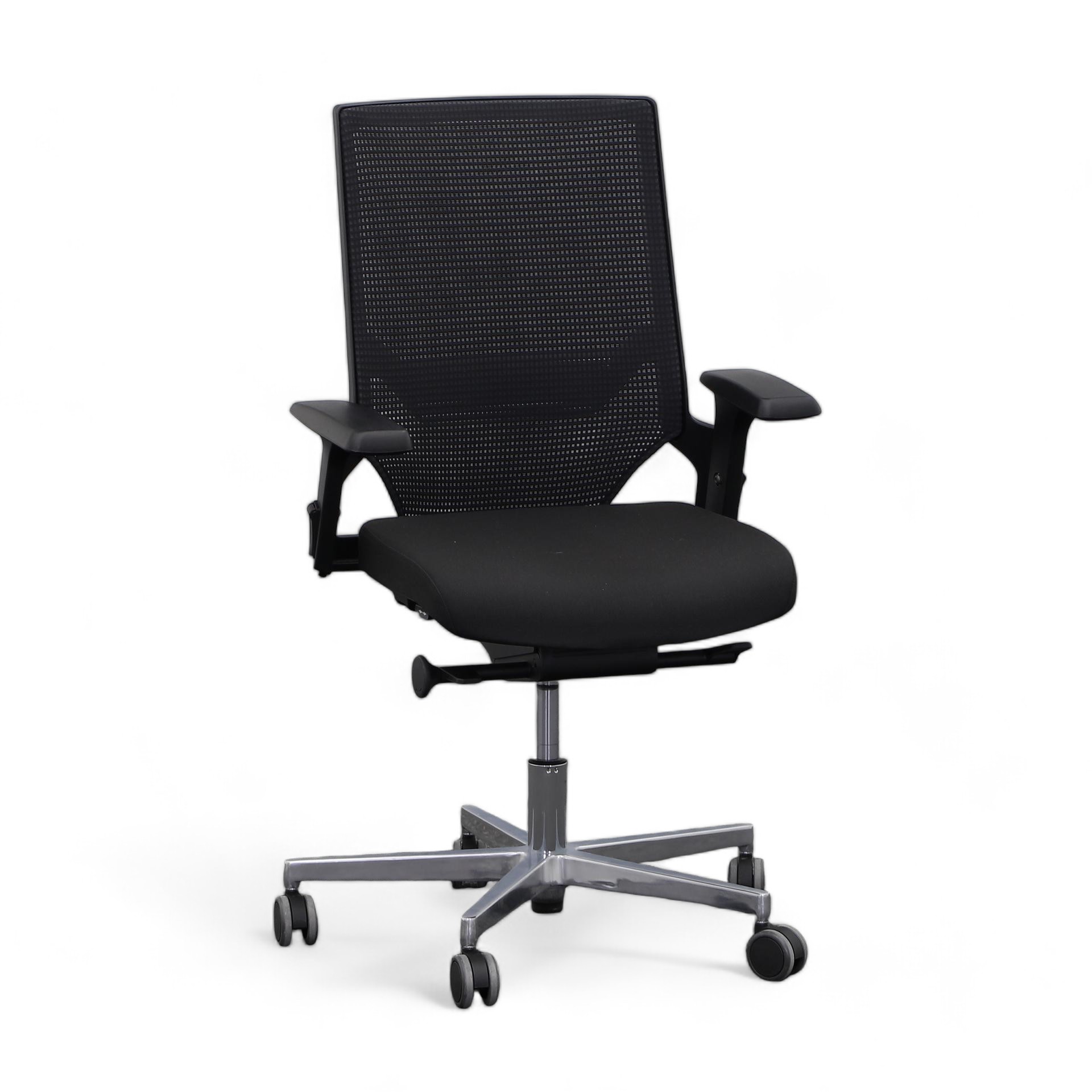Image of Bürostuhl Chairzone Self One Pro mit 1D Armlehnen, Schwarz/Schwarz, Neu, Ergonomischer Stuhl - ideal für flexibles Arbeiten