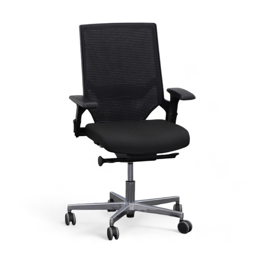 Bürostuhl Chairzone Self One Pro (Schwarz, Neu)