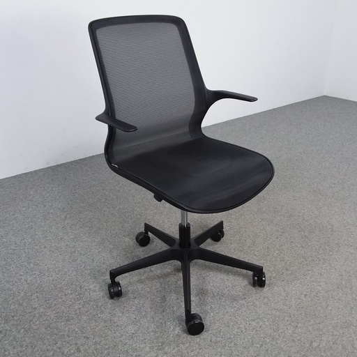 Bürodrehstuhl Milani Loop (Neu, Schwarz)