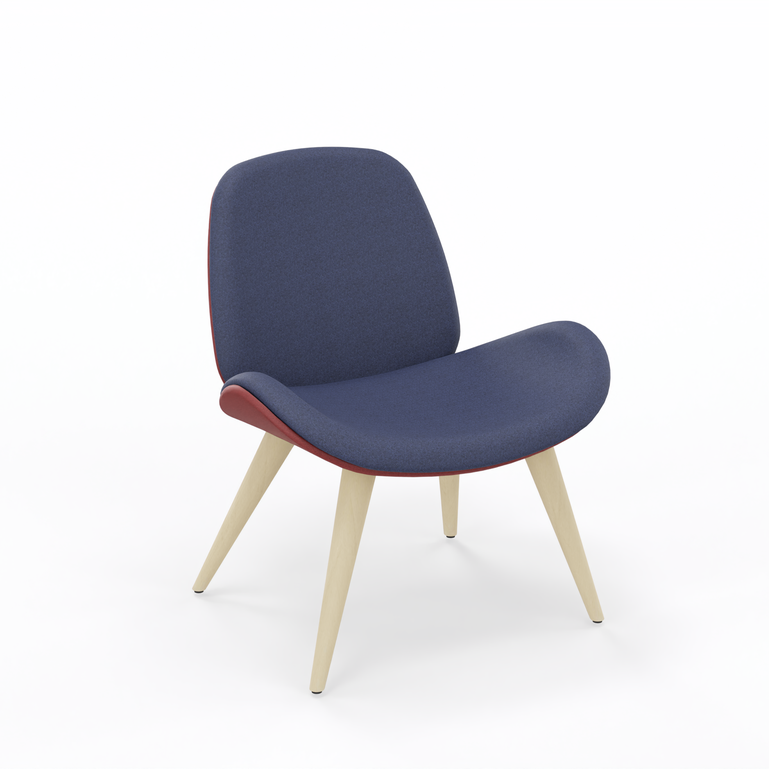 Fauteuil lounge Nowy Styl Tilkka (Bleu, Nouveau)