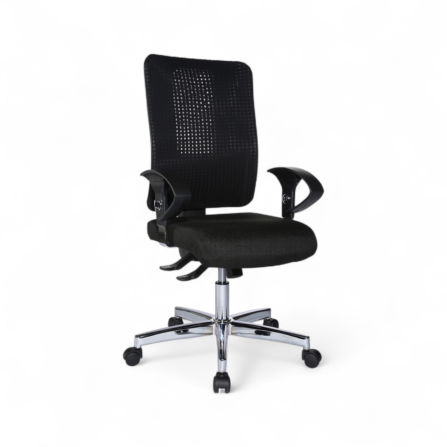 Bürodrehstuhl Topstar Open XT Deluxe  mit 1D Armlehnen, Schwarz, Neu, Ergonomischer Stuhl - ideal für flexibles Arbeiten