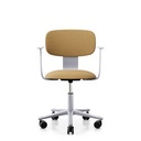 Bürodrehstuhl HAG Tion 2160 (Neu, Gelb, mit Fixarmlehnen)