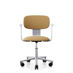 Bürodrehstuhl HAG Tion 2160 (Neu, Gelb, mit Fixarmlehnen)