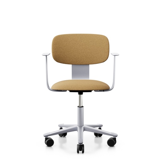 Bürodrehstuhl HAG Tion 2160 (Neu, Gelb, mit Fixarmlehnen)