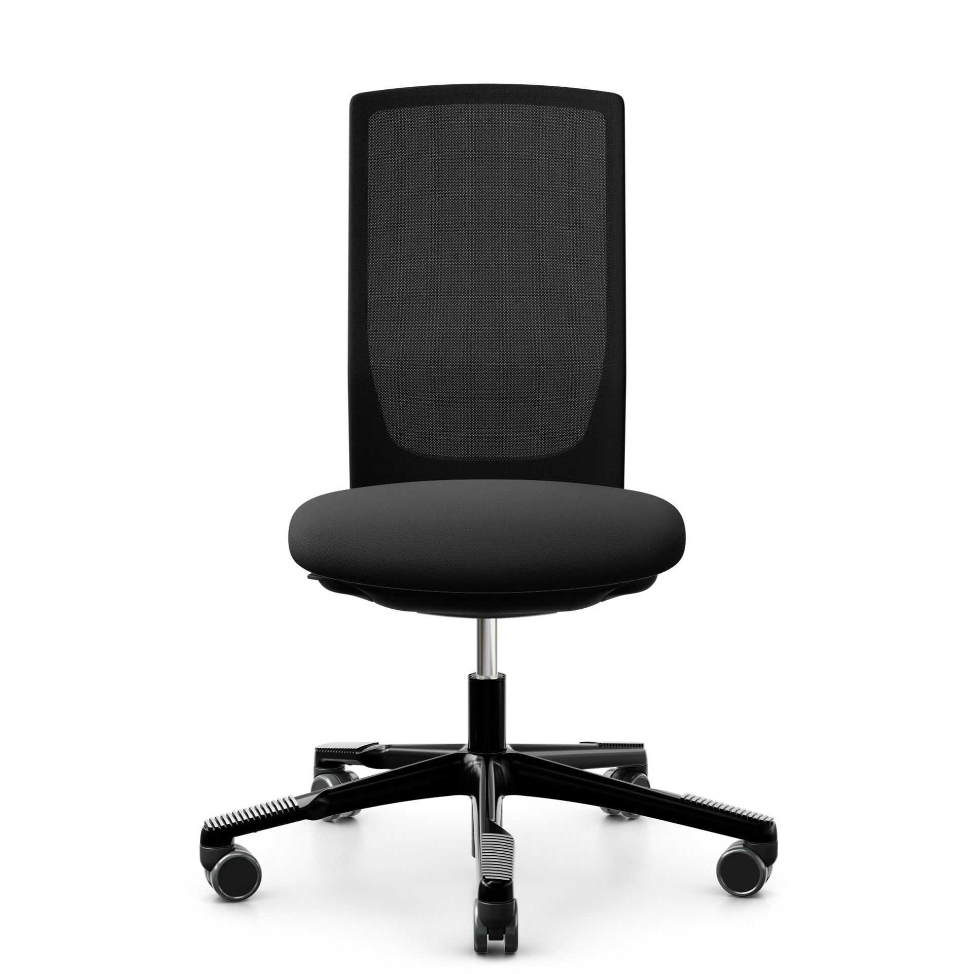 HAG Futu Mesh 1100-S office swivel chair without armrests, Black, New, Ergonomic chair - ideal for flexible working