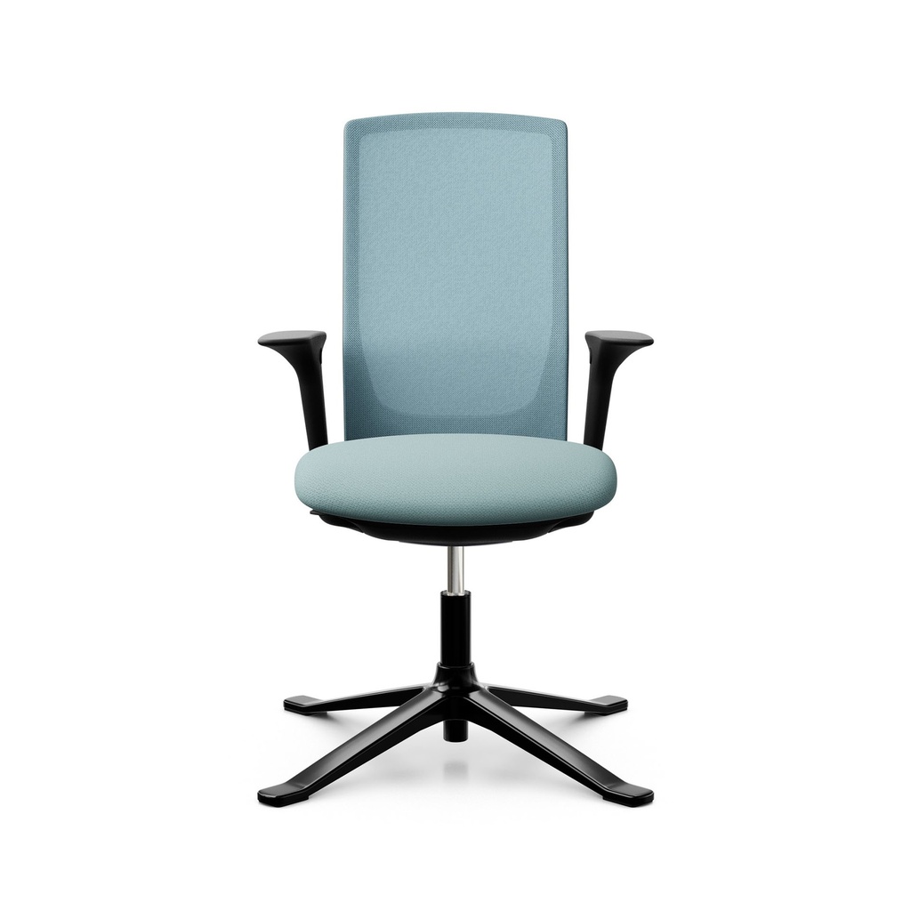 Konferenzstuhl HAG Futu Mesh Communication 1102-S (Neu, Blau, mit 2D Armlehnen)