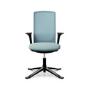 Konferenzstuhl HAG Futu Mesh Communication 1102-S (Neu, Blau, mit 2D Armlehnen)