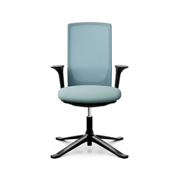 Konferenzstuhl HAG Futu Mesh Communication 1102-S (Neu, Blau, mit 2D Armlehnen)