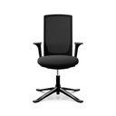 Konferenzstuhl HAG Futu Mesh Communication 1102-S (Neu, Schwarz, mit 2D Armlehnen)