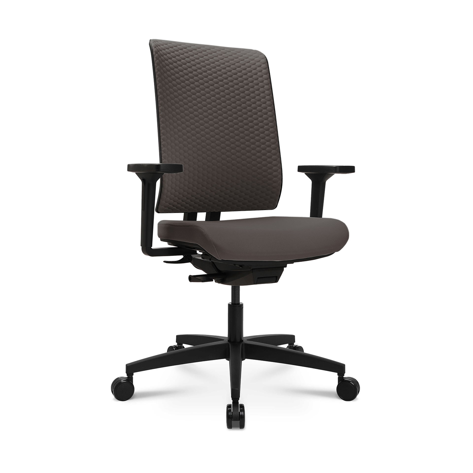 Tradingzone Sedia da ufficio verde con braccioli 3D, Marrone, Nuovo, Sedia ergonomica - ideale per un lavoro flessibile