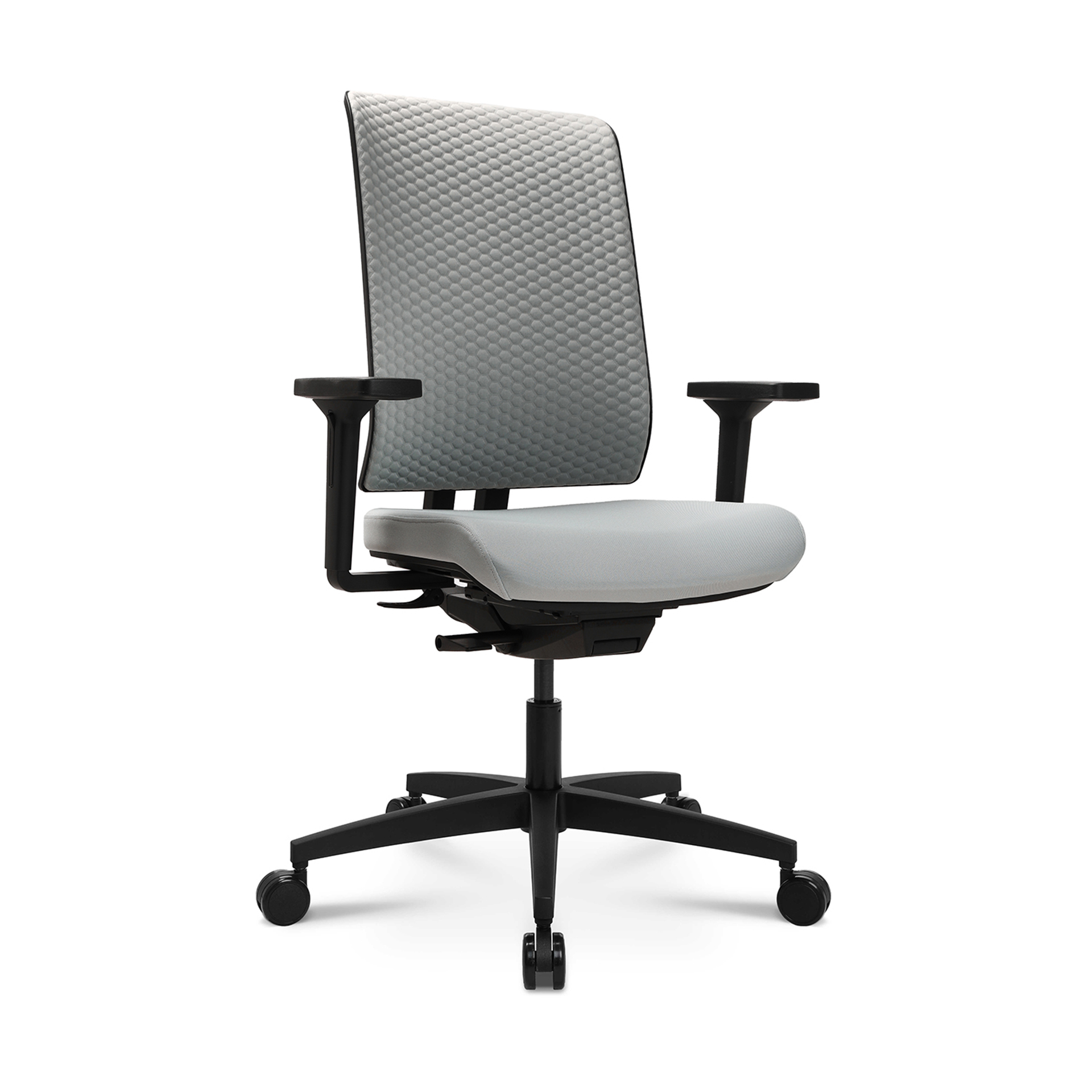 Tradingzone Green office chair with 3D armrests, Gray, New, Ergonomic chair - ideal for flexible working