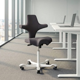 Ergonomischer Bürostuhl HAG Capisco 8106  (Neu, Anthrazit, Weiss)